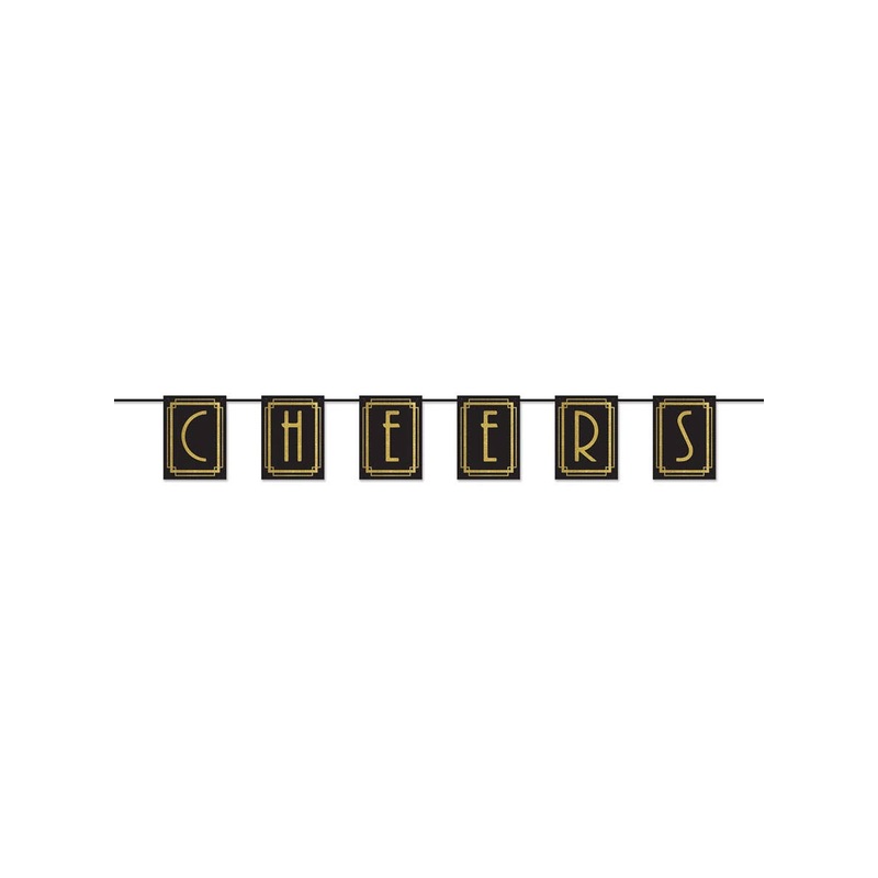 20s Cheers Banner Party Decoration
