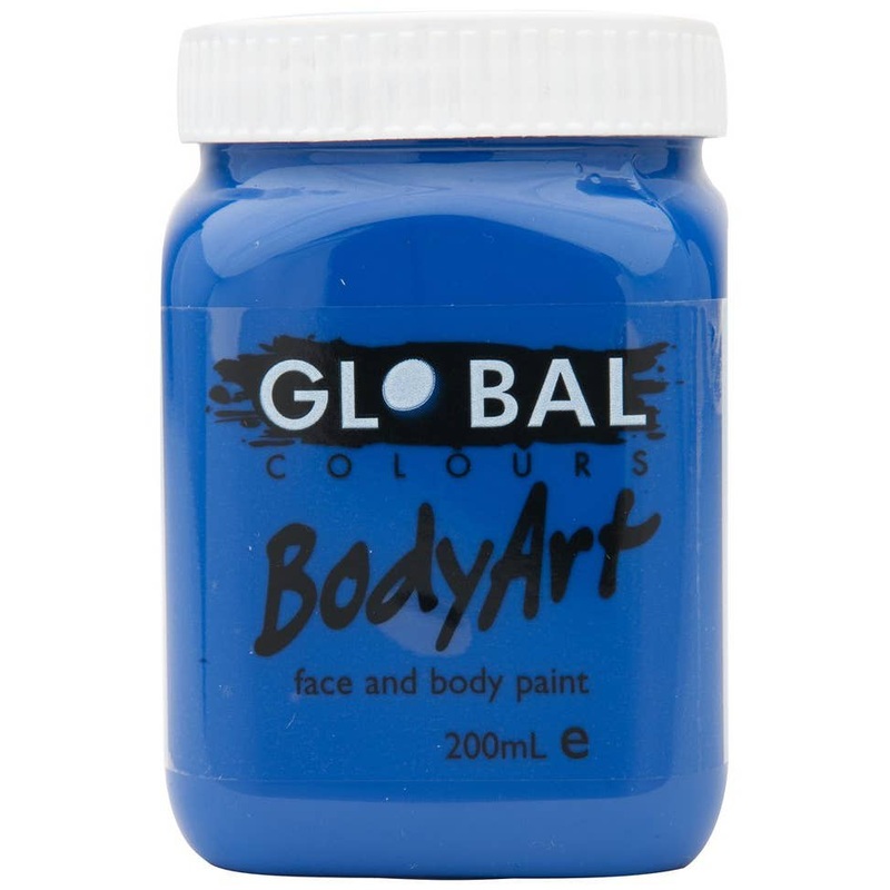Global BodyArt Deep Blue 200ml Liquid Makeup