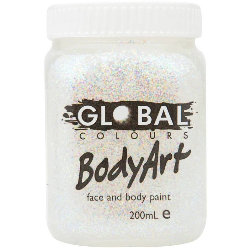Global BodyArt Holographic Glitter 200ml Costume Makeup