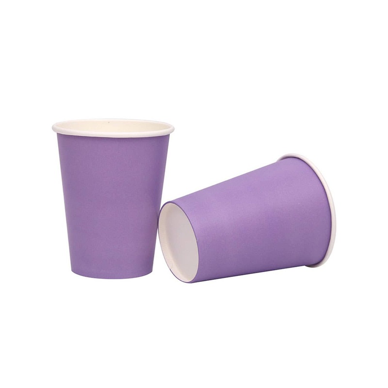Lavender Purple 20 Pack Paper Cups