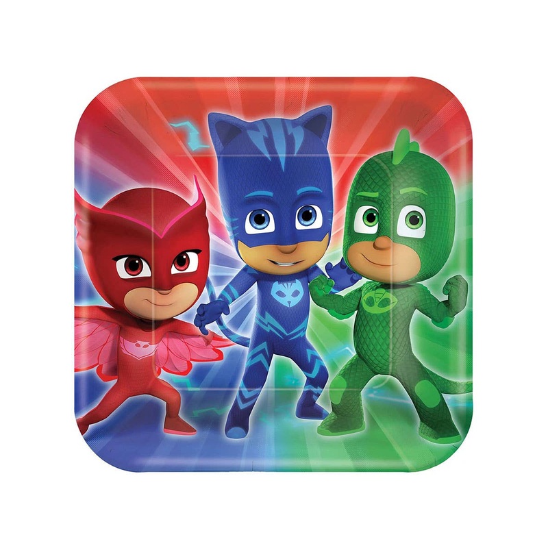 PJ Masks 8 Pack Large 23cm Paper Plates