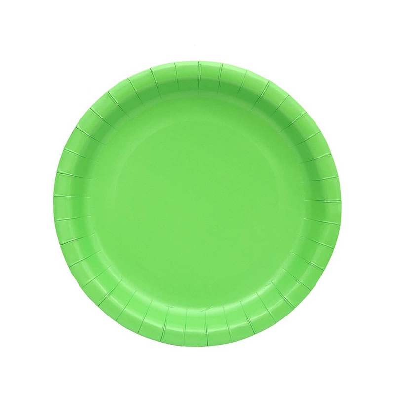 Shamrock Green 20 Pack 23cm Round Paper Plates