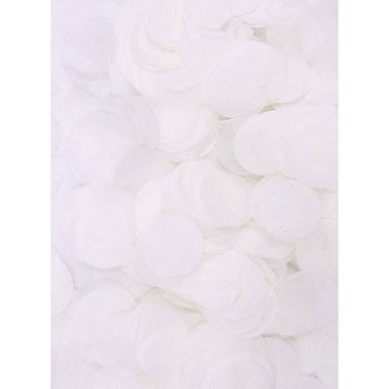 White 20 Gram Bag of Tissue Paper Confetti