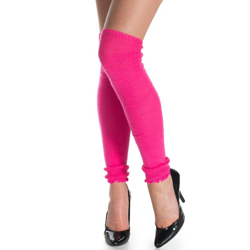 1980s Neon Pink Leg Warmers