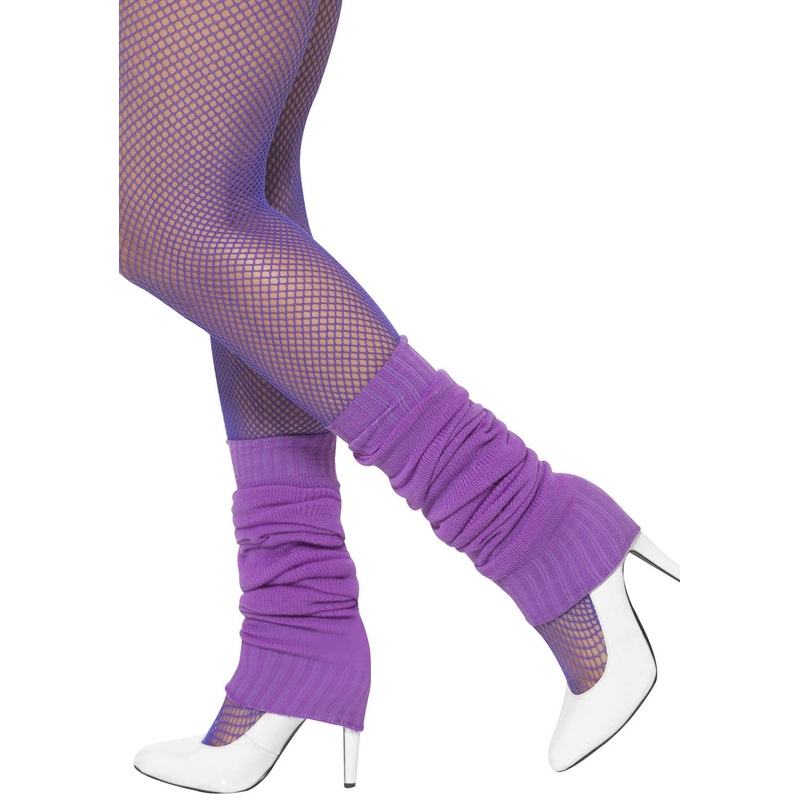 1980s Purple Leg Warmers Costume Accessory