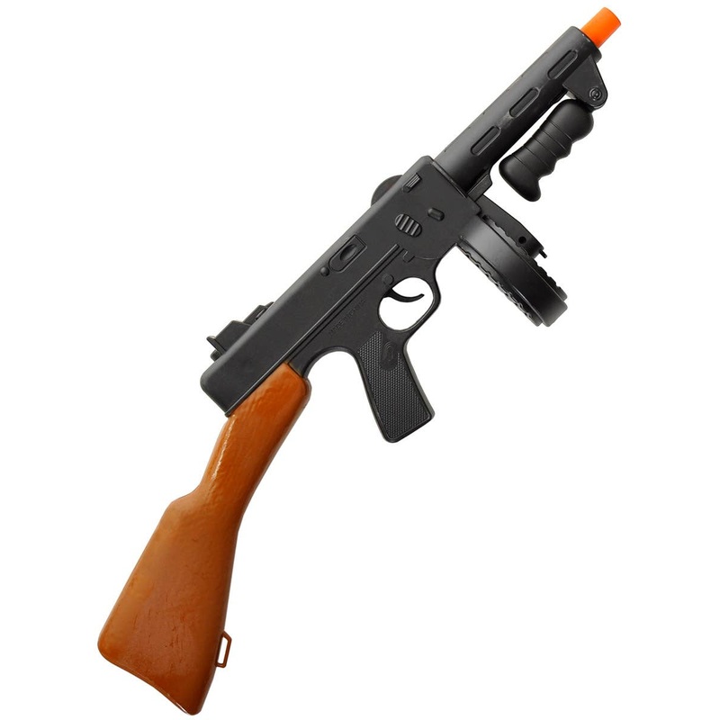 1920s Gangster Toy Tommy Gun Costume Weapon
