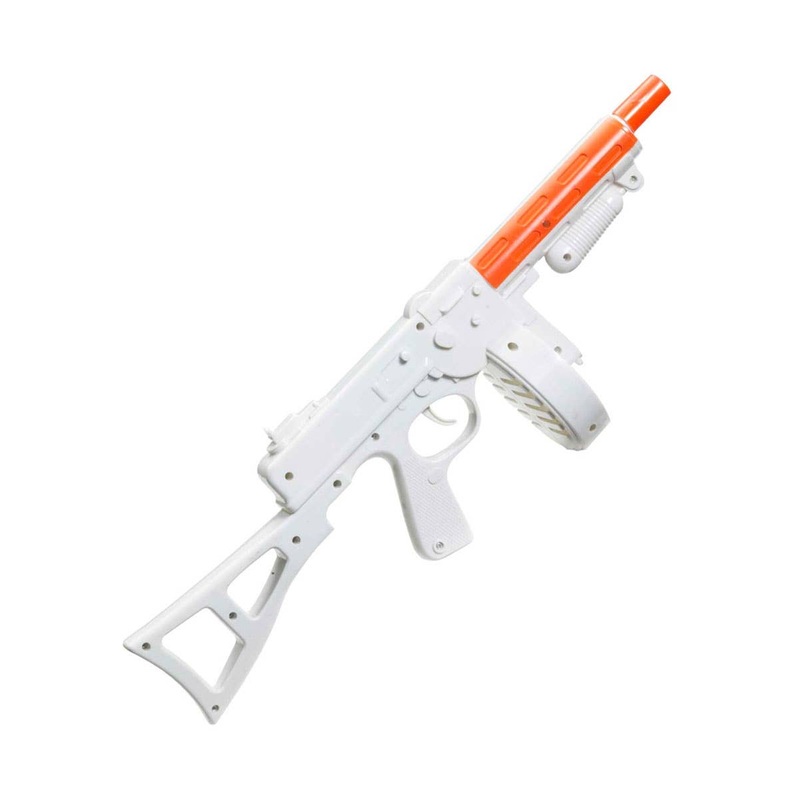 1920s White Toy Tommy Gun Great Gatsby Weapon