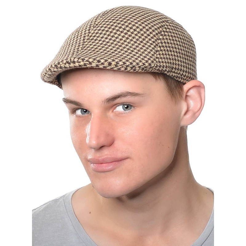 1940s Mens Tan Irish Tweed Costume Hat