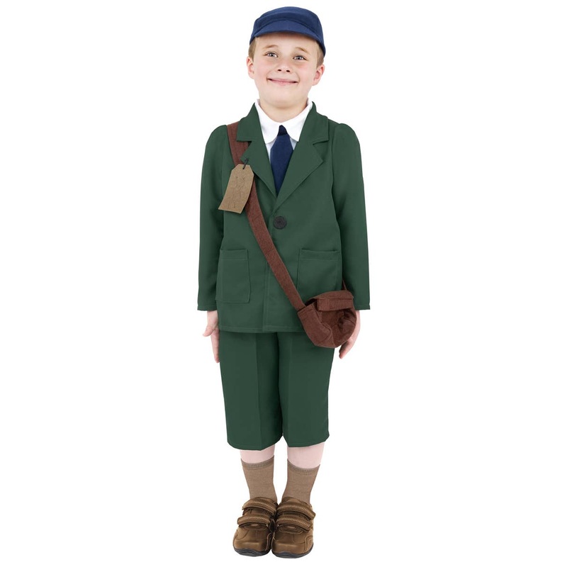 1940s Paperboy Boys Fancy Dress Costume Large