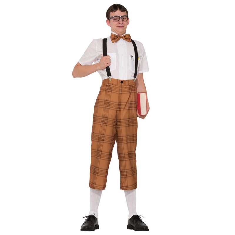 1950s Mr Nerd Mens Fancy Dress Costume Standard