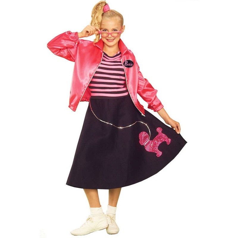 1950s Poodle Skirt Teen Girls Costume Teen