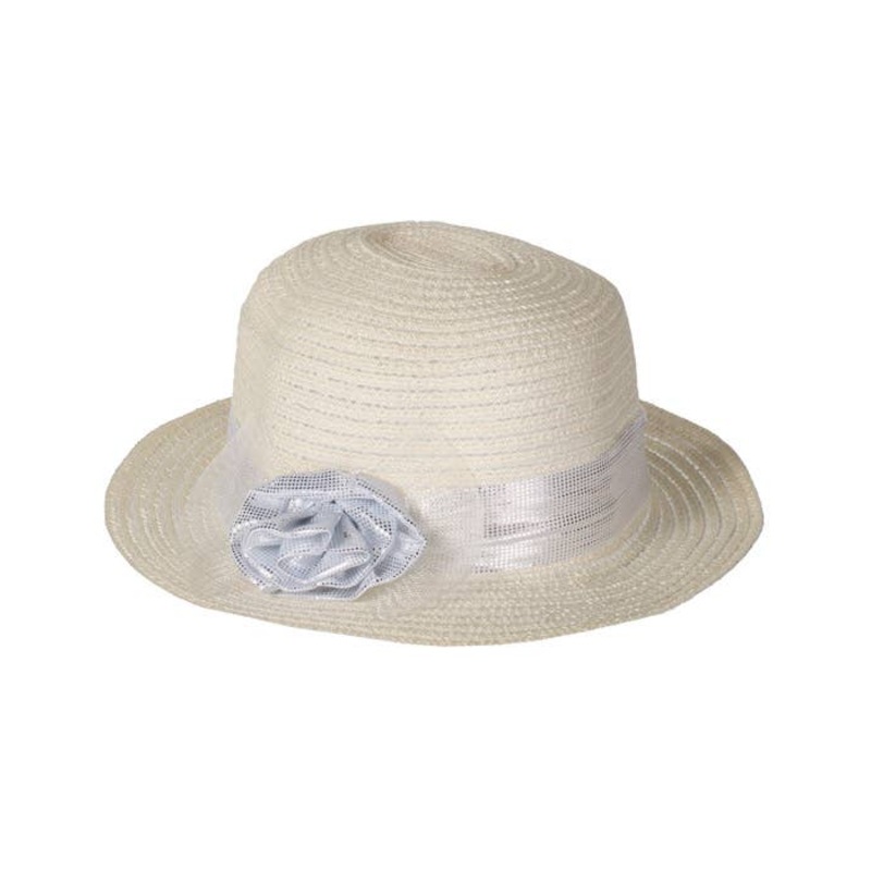 1950s Womens Cream Race Day Costume Hat