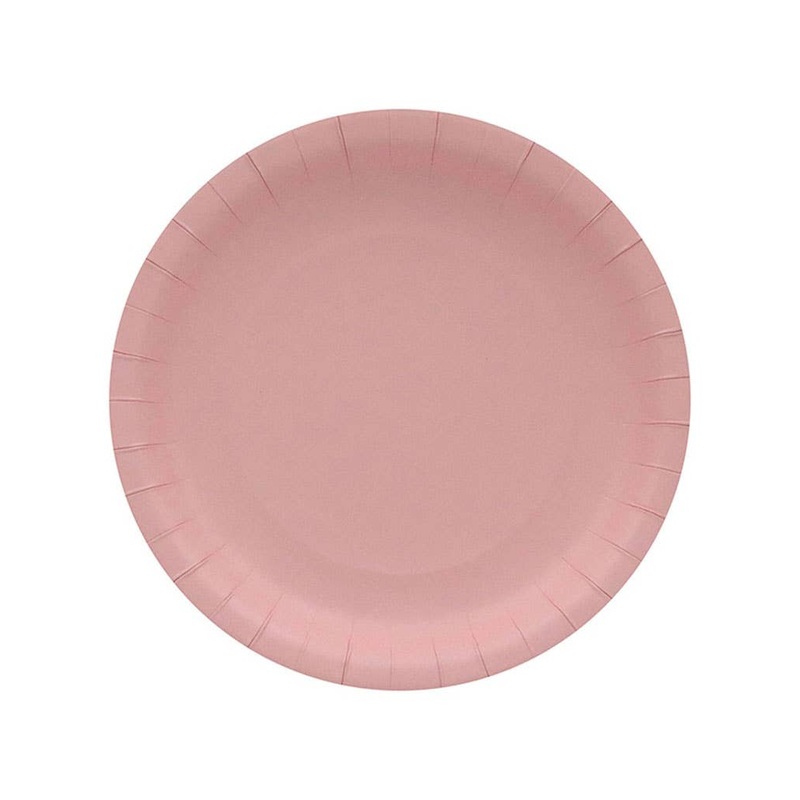 Blush Pink 10 Pack 23cm Paper Plates
