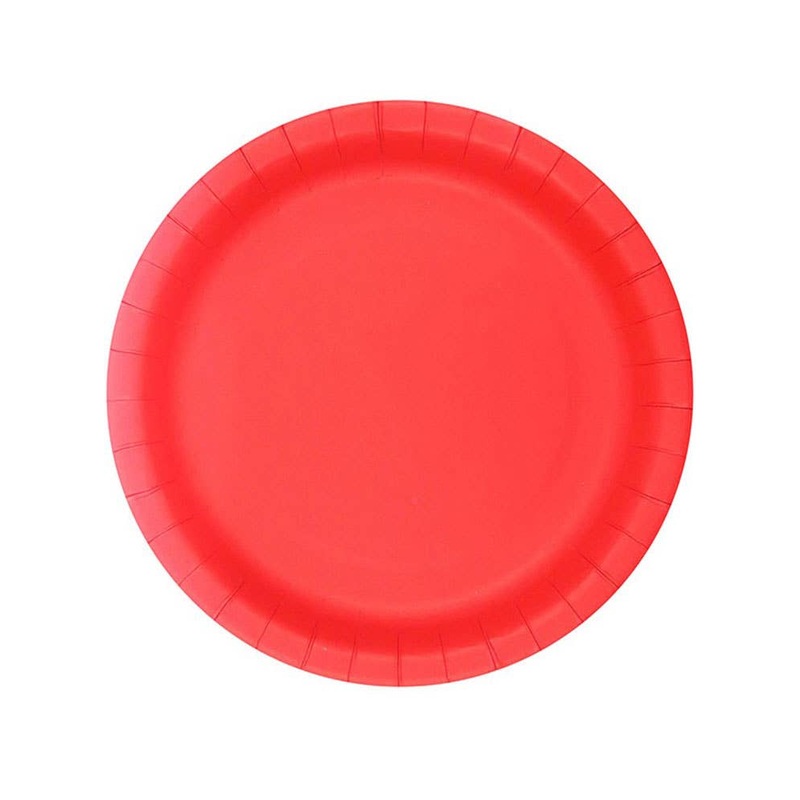 Cherry Red 10 Pack 18cm Paper Plates