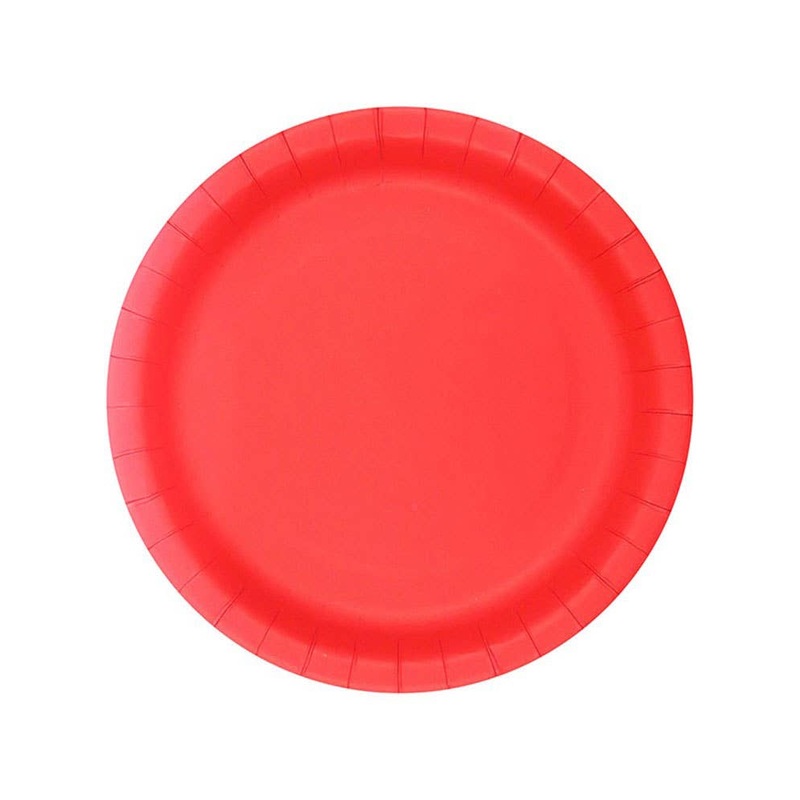 Cherry Red 10 Pack 23cm Paper Plates