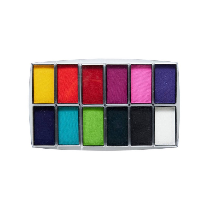 Global Colours 12 Pan All You Need Face Paint Set