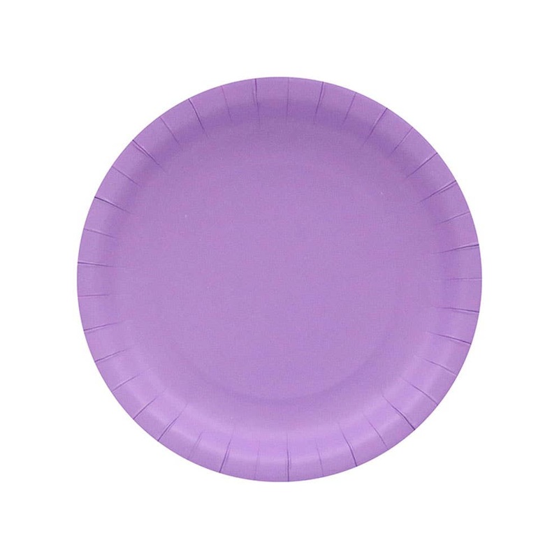 Lavender Purple 10 Pack 18cm Paper Plates