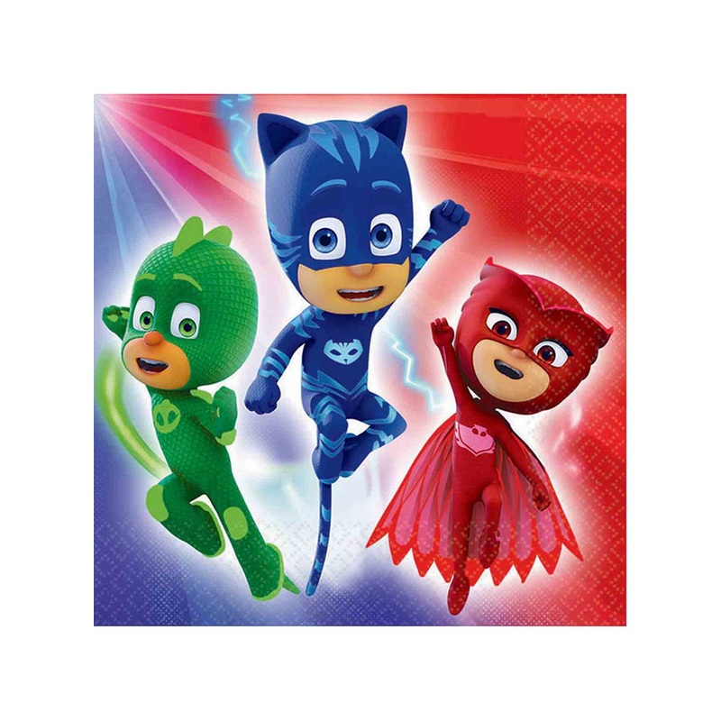 PJ Masks 16 Pack Lunch Napkins