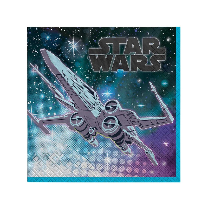 Star Wars Galaxy 16 Pack Lunch Napkins