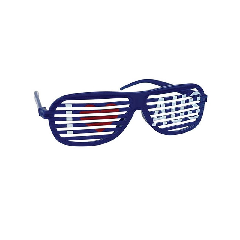 Australian Flag Blue Shutter Shades Costume Glasses