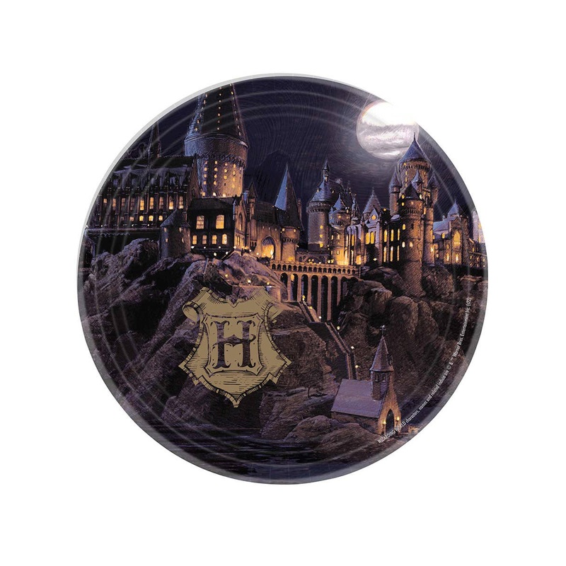 Harry Potter Hogwarts Print 8 Pack 23cm Paper Plates