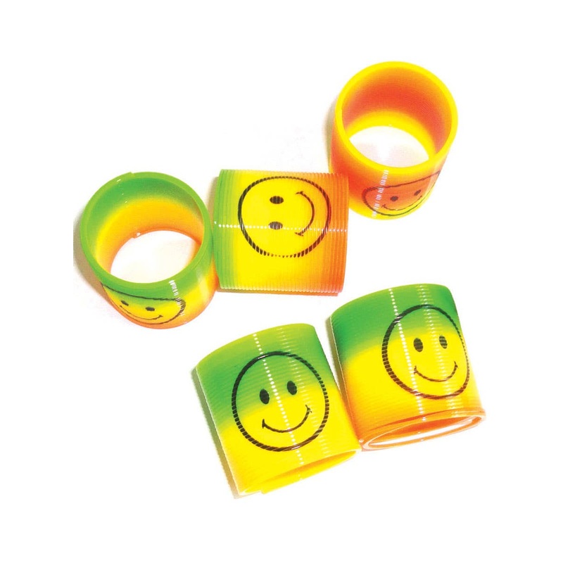 Rainbow Slinkys 5 Pack Party Favours