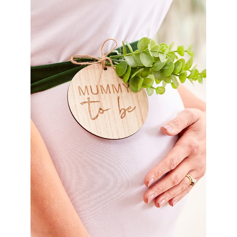 Botanical Baby 180cm Mummy to Be Party Sash