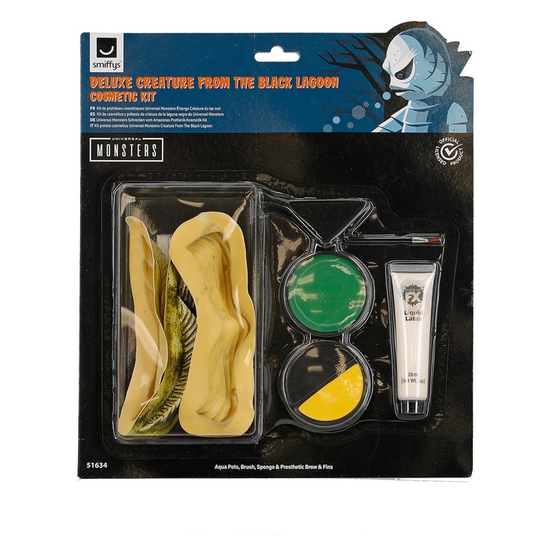 Creature From The Black Universal Monsters FX Halloween Makeup Kit