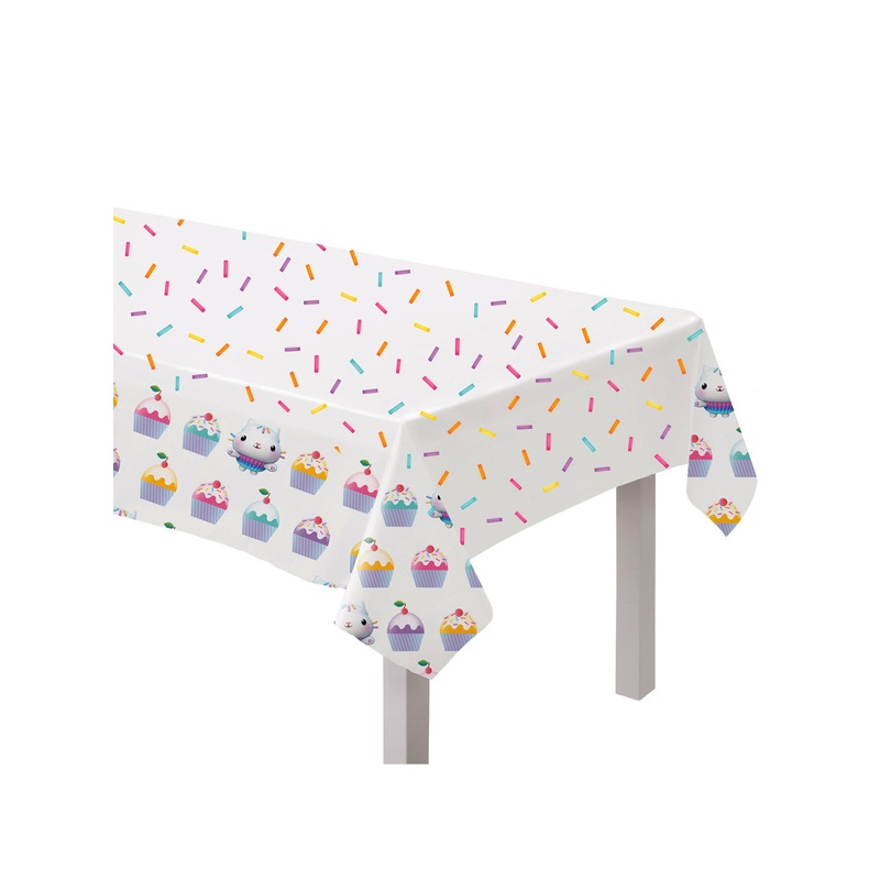 Gabbys Dollhouse Cupcake Sprinkle Paper Tablecover