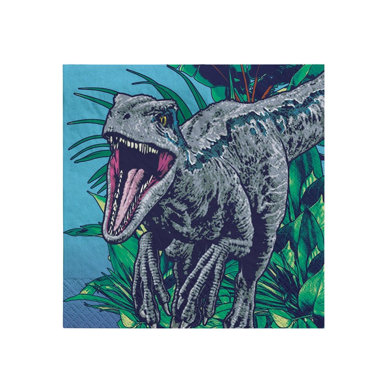Jurassic Into the Wild Pack of 16 Beverage Napkins