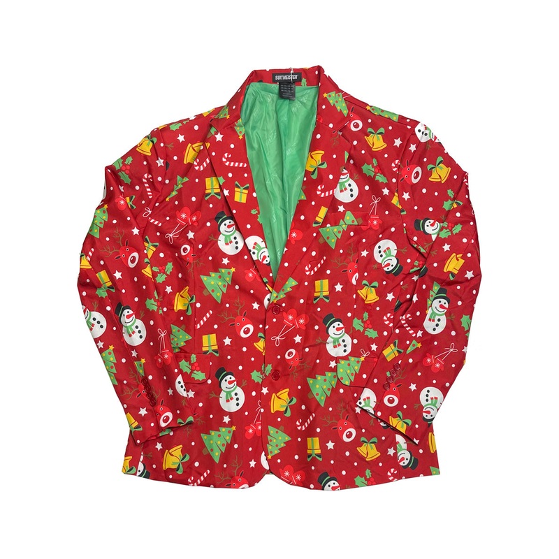 Red Christmas Costume Jacket Mens  –  Size 2XL