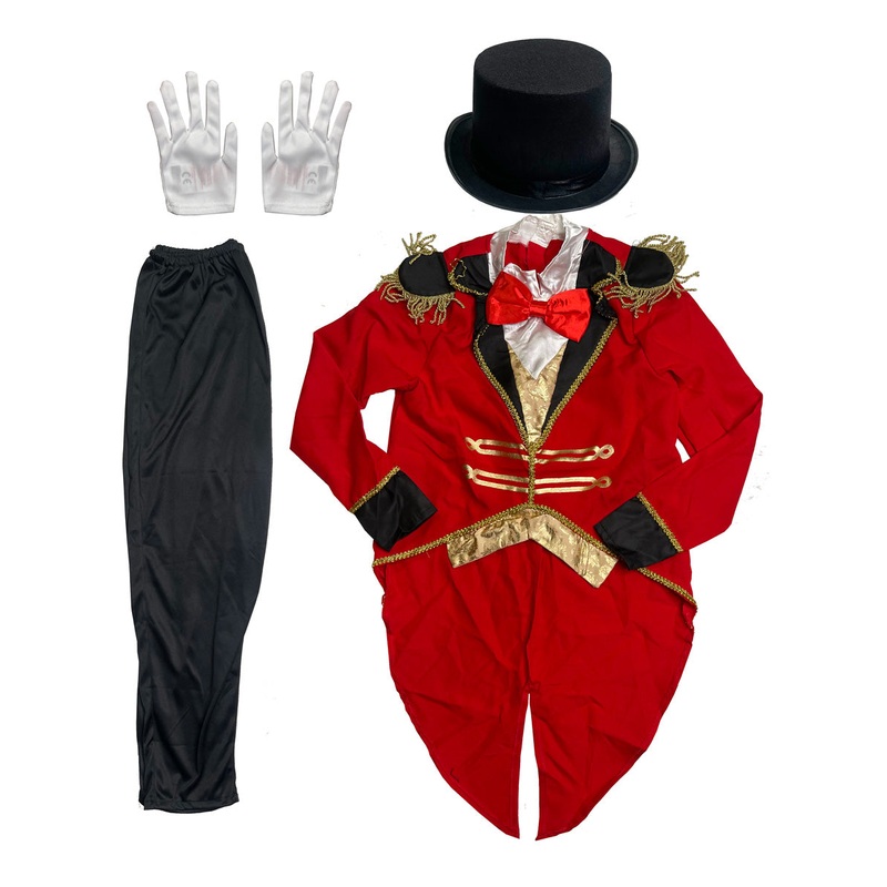 Ring Master Boys Circus Costume  Size 10-12