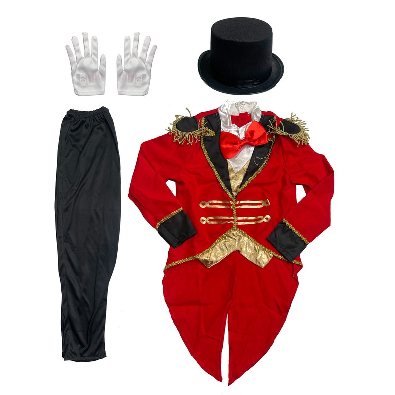 Ring Master Boys Circus Costume  Size 8-10