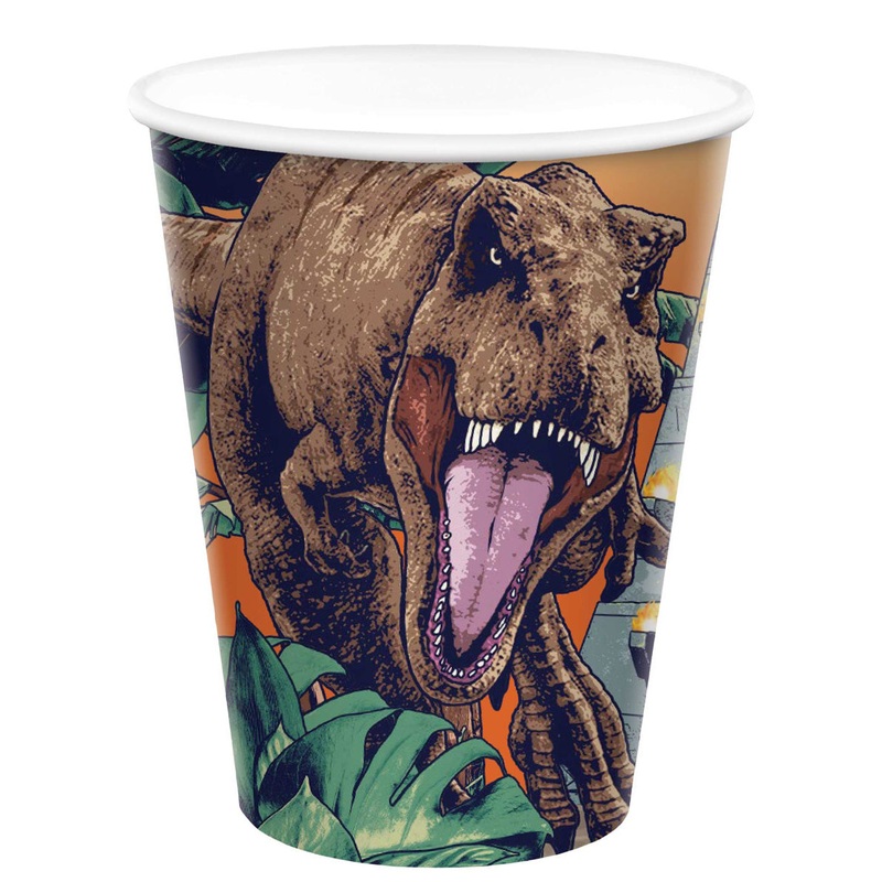 Jurassic Into the Wild 266ml Party Cups