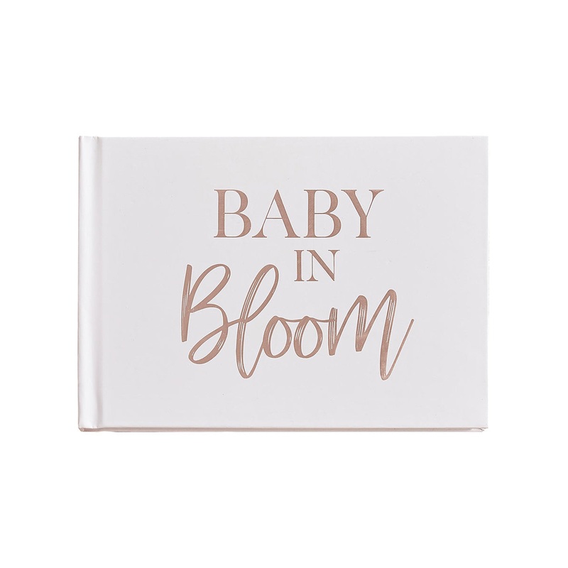 Rose Gold Baby in Bloom 32 Page Baby Shower Guest Book