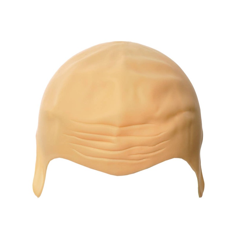 Thick Rubber Nude Bald Cap with Wrinkles