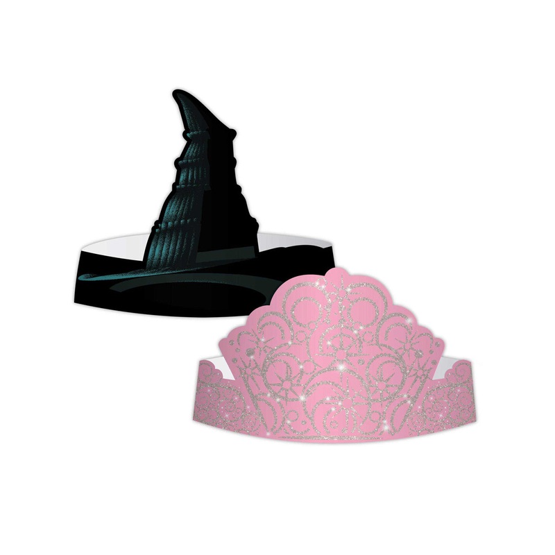 Wicked Assorted 8 Pack of Glinda and Elphaba Paper Party Hats