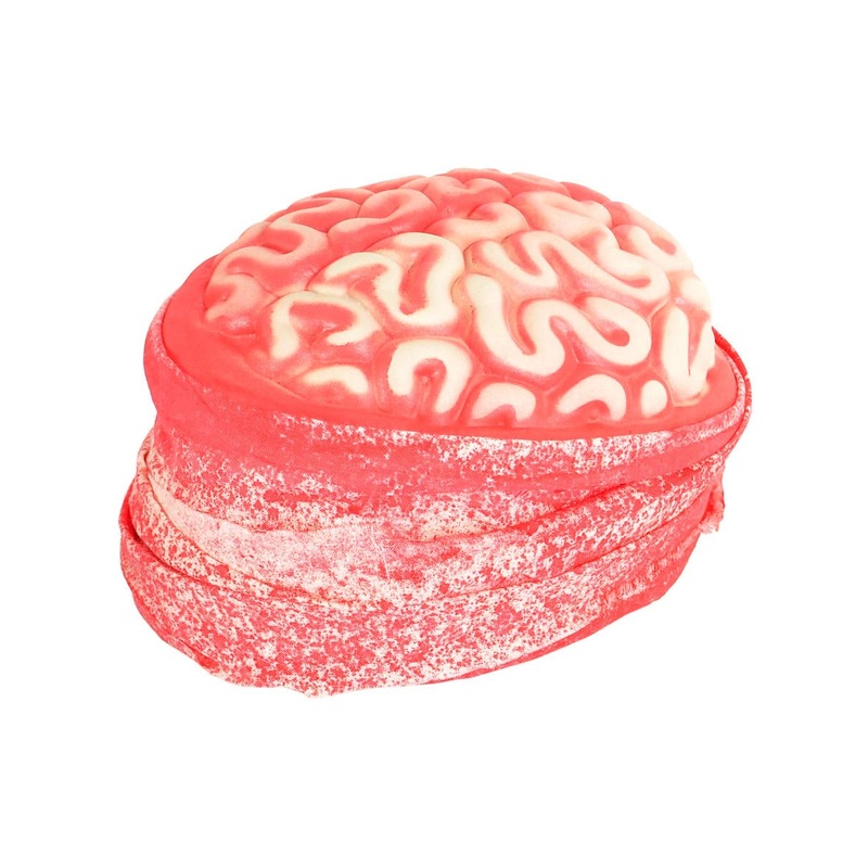 Bloody Gauze Wrapped Zombie Brains Cap