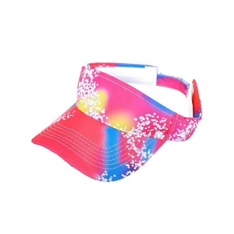 Colourful Retro Barbie Inspired Visor Hat