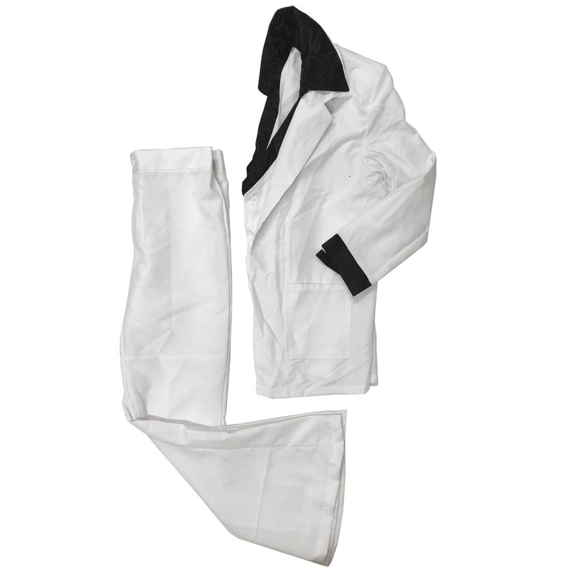 70s White Disco Mens Costume Suit – Size Medium