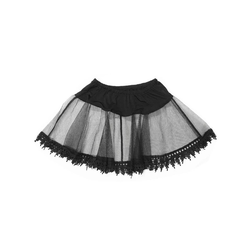 Black Lace Trim Petticoat Womens – Size Medium