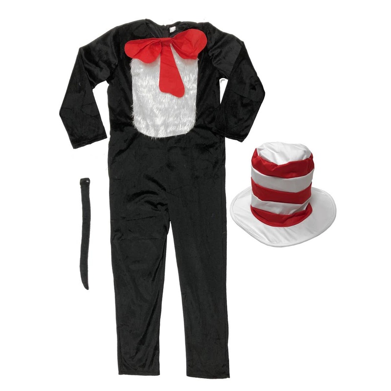 Cat in the Hat Boys Costume – Size Teen