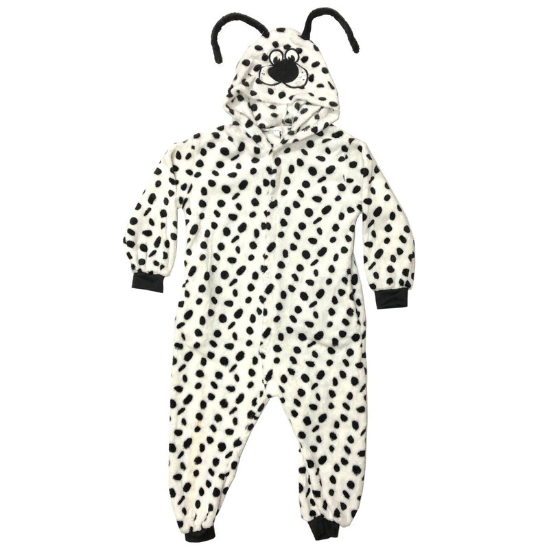 Dalmatian Kids Onesie Costume – Size Medium