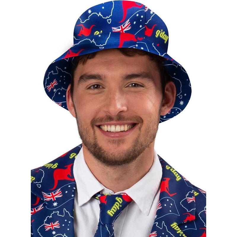 G’Day Australian Print Adults Reversible Bucket Hat