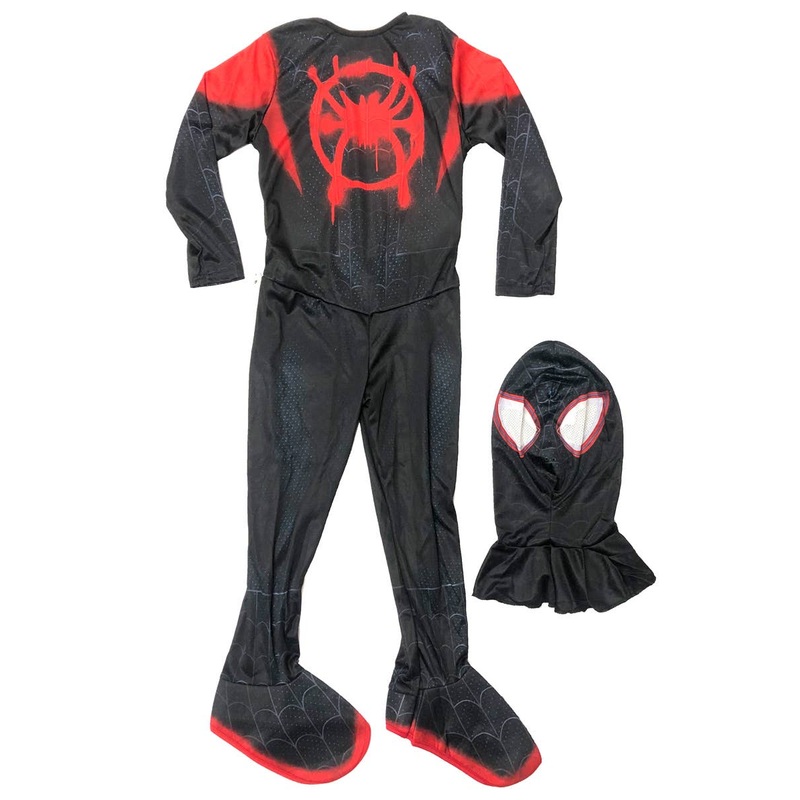 Miles Morales Spiderman Boys Costume – Size  4-6