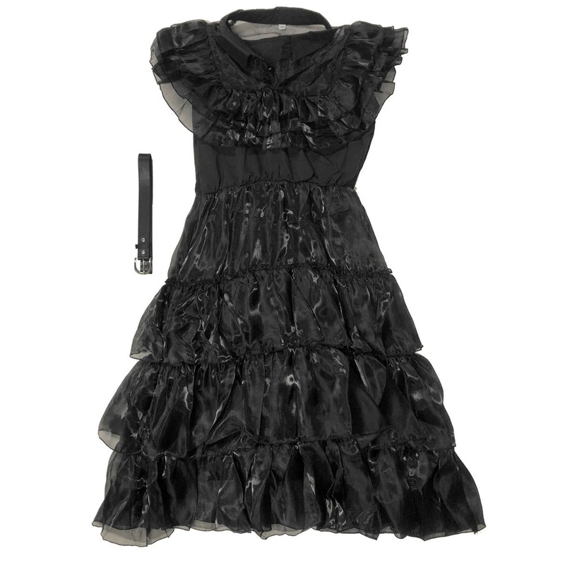 Wednesday Addams Prom Dress Girls Costume – Size Teen