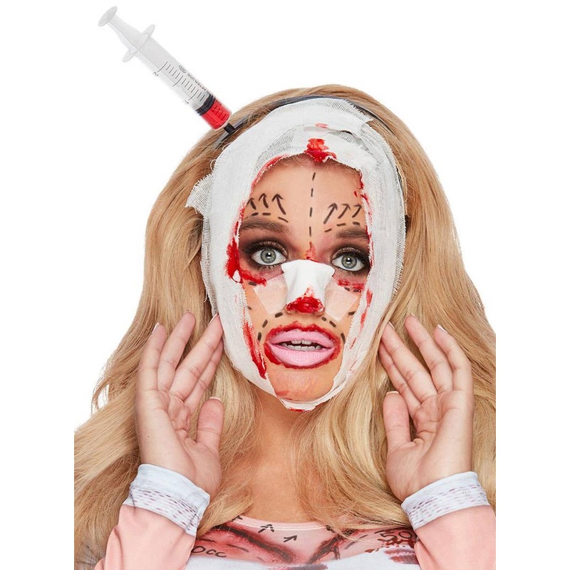 Botched Syringe Through The Head Halloween Costume Headband