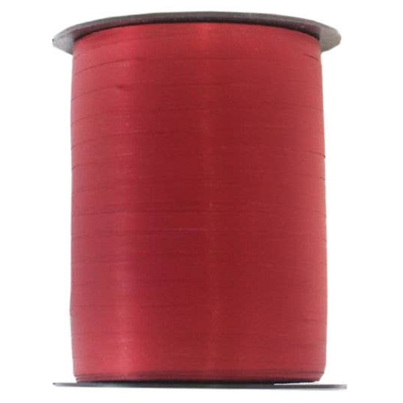 Burgundy Satin Chrome 455m Long Curling Ribbon