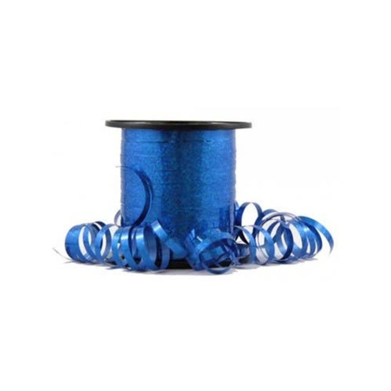 Holographic Blue 225cm Long Curling Ribbon