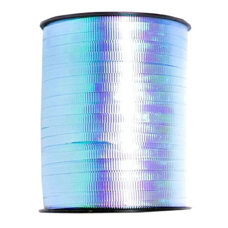 Iridescent Blue 455m Long Curling Ribbon
